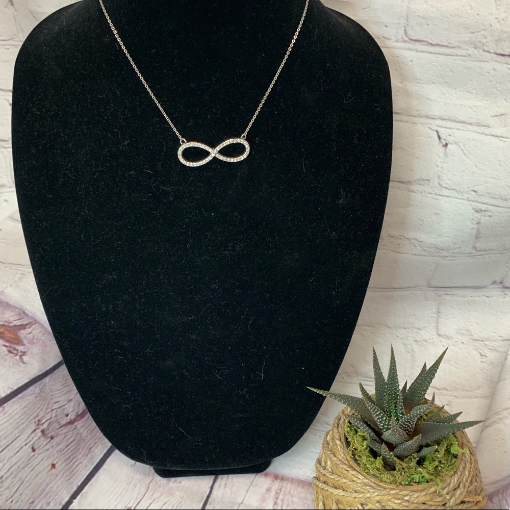 Park Lane Infinity Necklace, silver